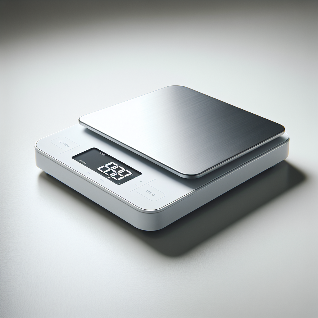 Amazon Basics Digital Kitchen Scale with LCD Display, Batteries Included, Weighs up to 11 pounds, Black and Stainless Steel | Best Sellers #8