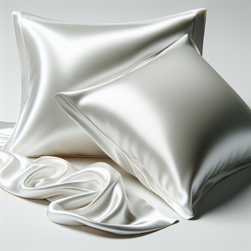 Bedsure Satin Pillowcases, Similar to Silk Pillow Cases Queen Size Set of 2, Cooling Pillow Case for Hot Sleepers with Envelope Closure, Gifts for Women Men, Silver Grey, 20x30 Inches | Best Sellers