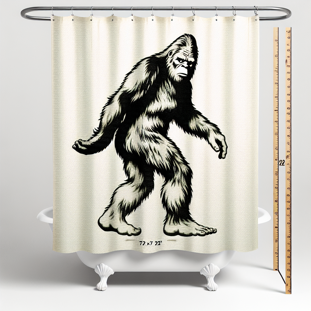BigFoot Shower Curtain Liner – 72 x 72 PEVA Premium Shower Curtain with Rustproof Metal Grommet and 3 Magnetic Weights – Odor Free and Compatible with Standard Showers, Clear | Best Sellers #18